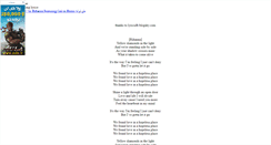 Desktop Screenshot of lyricsdb.blogsky.com