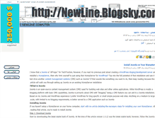 Tablet Screenshot of newline.blogsky.com